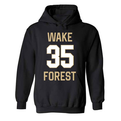 Wake Forest - NCAA Women's Basketball : Grace Galbavy - Sports Shersey Hooded Sweatshirt-0
