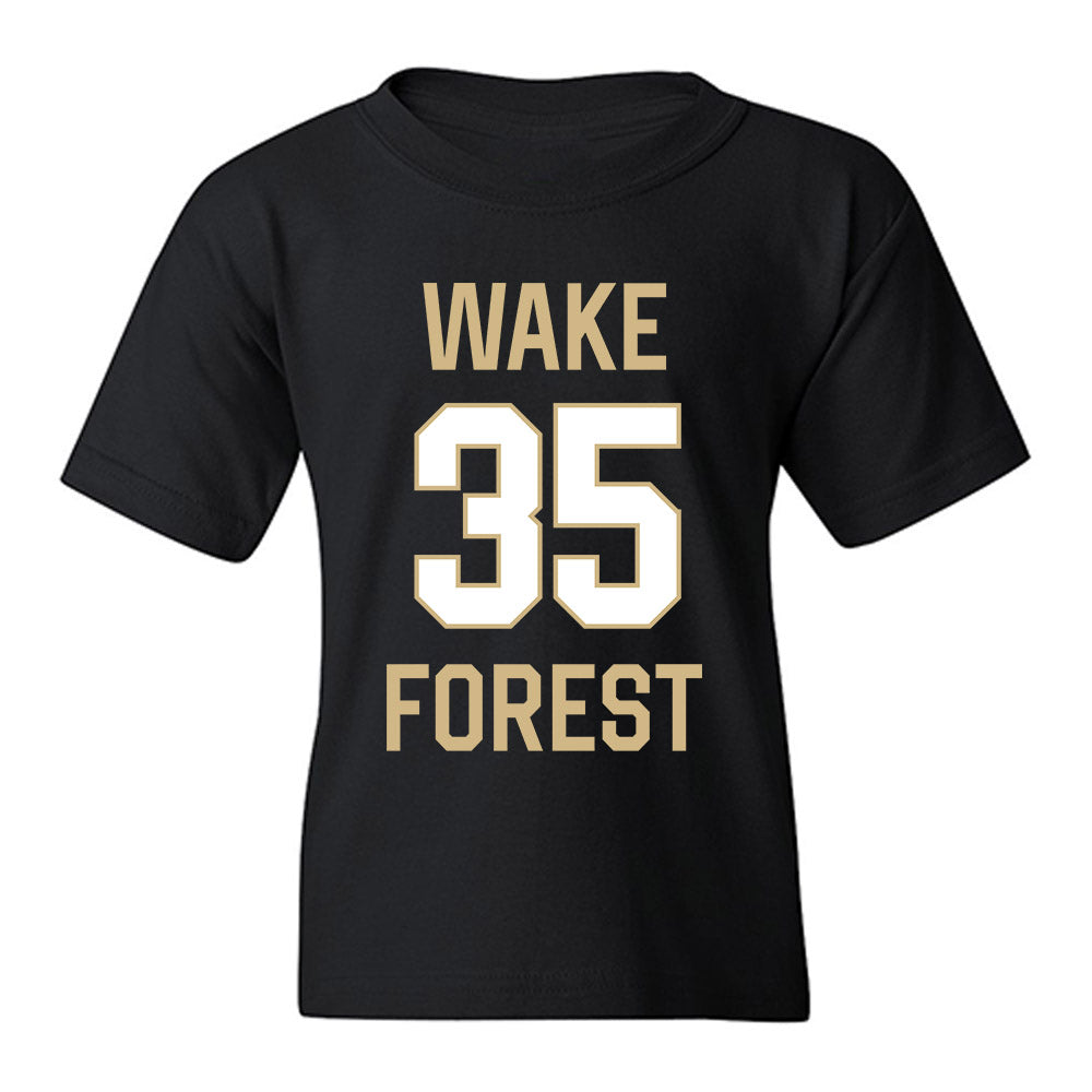 Wake Forest - NCAA Women's Basketball : Grace Galbavy - Sports Shersey Youth T-Shirt-0