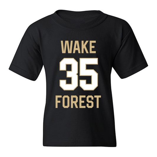 Wake Forest - NCAA Women's Basketball : Grace Galbavy - Sports Shersey Youth T-Shirt-0
