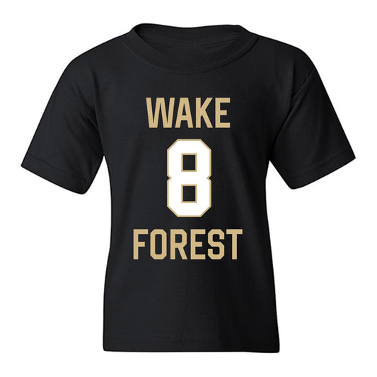 Wake Forest - NCAA Men's Basketball : Mekhi Mason - Sports Shersey Youth T-Shirt-0