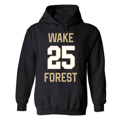 Wake Forest - NCAA Men's Basketball : Trevon Spillers - Sports Shersey Hooded Sweatshirt