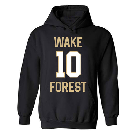 Wake Forest - NCAA Women's Basketball : Tamia Jones - Sports Shersey Hooded Sweatshirt