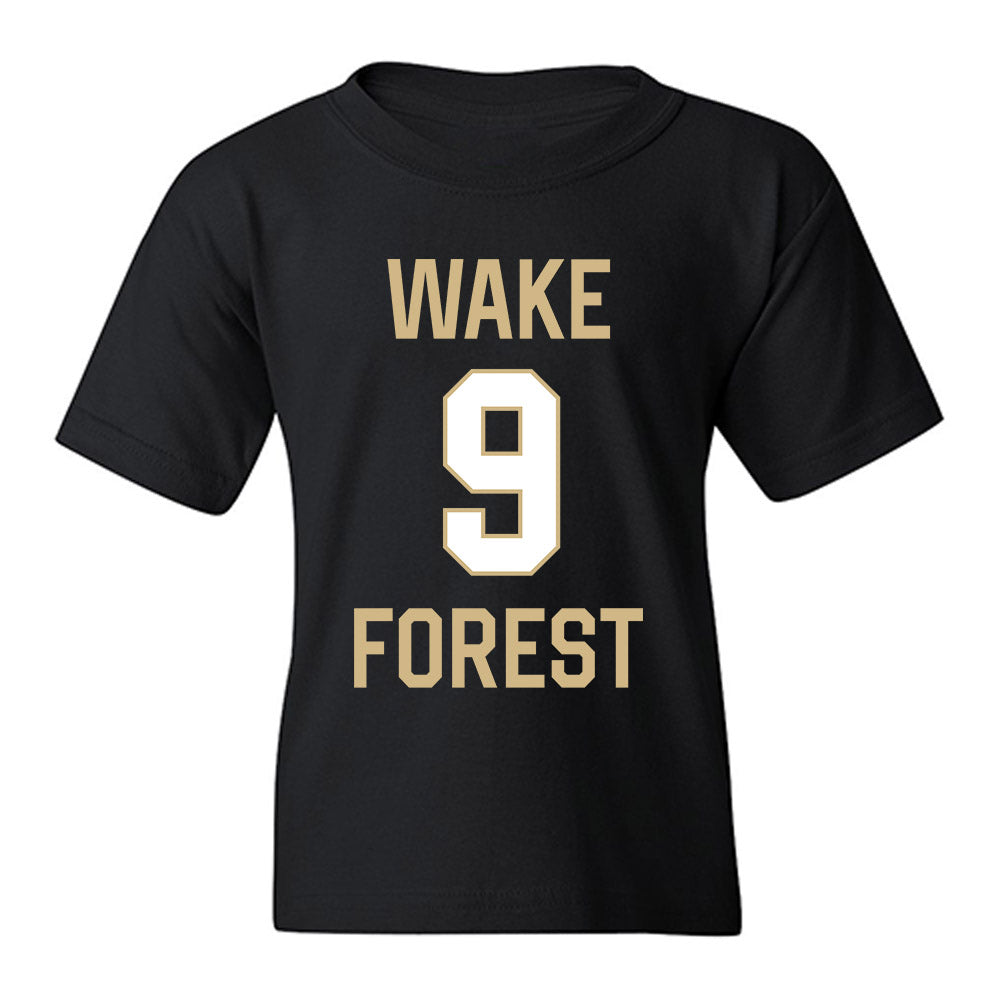 Wake Forest - NCAA Men's Basketball : Vincent Ricchiuti - Sports Shersey Youth T-Shirt-0
