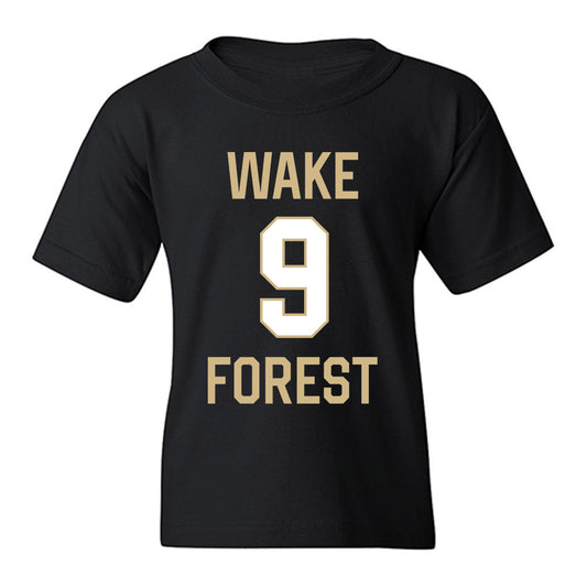Wake Forest - NCAA Men's Basketball : Vincent Ricchiuti - Sports Shersey Youth T-Shirt-0
