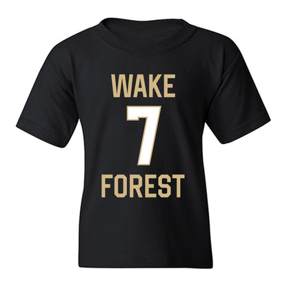 Wake Forest - NCAA Women's Basketball : Savannah Metcalfe - Sports Shersey Youth T-Shirt-0