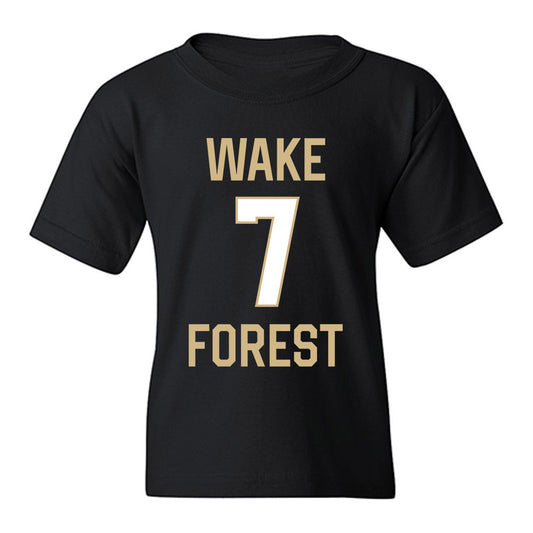 Wake Forest - NCAA Women's Basketball : Savannah Metcalfe - Sports Shersey Youth T-Shirt-0