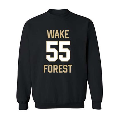 Wake Forest - NCAA Men's Basketball : Churchill Abass - Sports Shersey Crewneck Sweatshirt