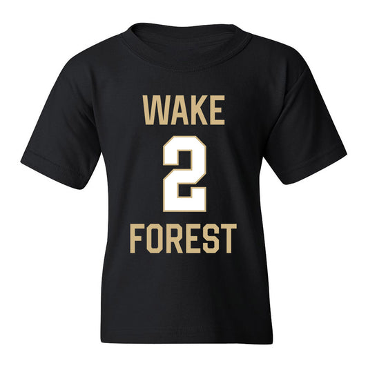 Wake Forest - NCAA Women's Basketball : Aurora Sorbye - Sports Shersey Youth T-Shirt