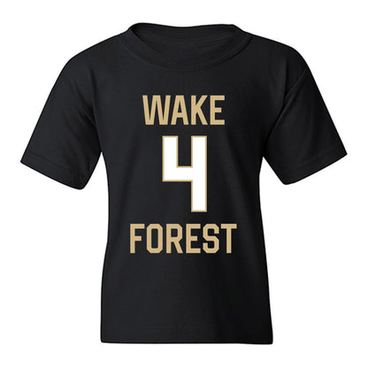 Wake Forest - NCAA Men's Basketball : Will Underwood - Sports Shersey Youth T-Shirt-0