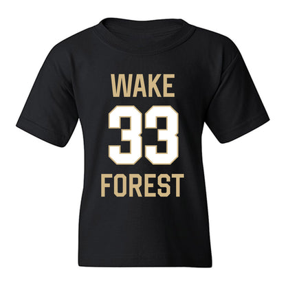 Wake Forest - NCAA Men's Basketball : Dimitrije Kovacevic - Sports Shersey Youth T-Shirt-0