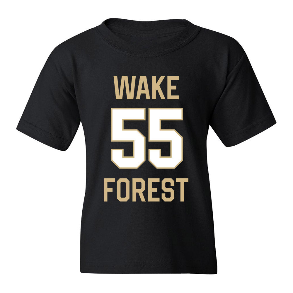 Wake Forest - NCAA Men's Basketball : Churchill Abass - Sports Shersey Youth T-Shirt