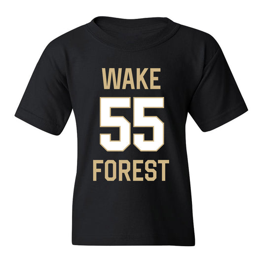 Wake Forest - NCAA Men's Basketball : Churchill Abass - Sports Shersey Youth T-Shirt