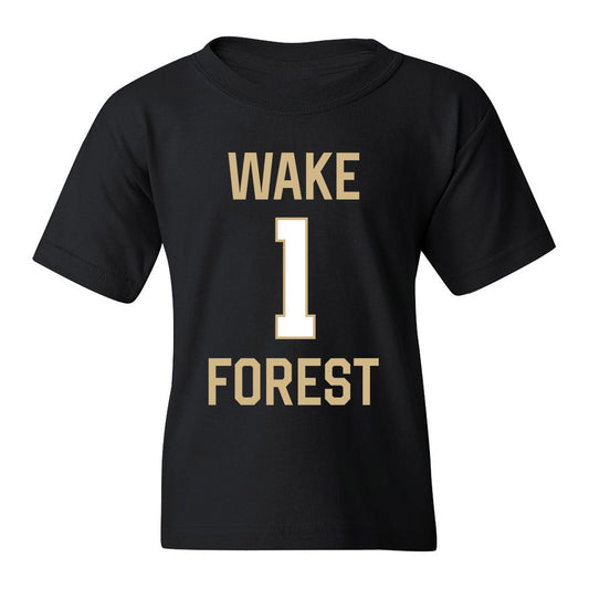 Wake Forest - NCAA Men's Basketball : Davin Cosby Jr - Sports Shersey Youth T-Shirt