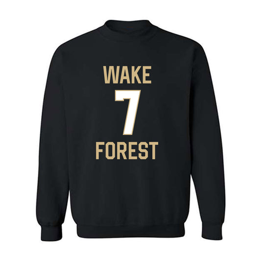 Wake Forest - NCAA Women's Basketball : Savannah Metcalfe - Sports Shersey Crewneck Sweatshirt-0