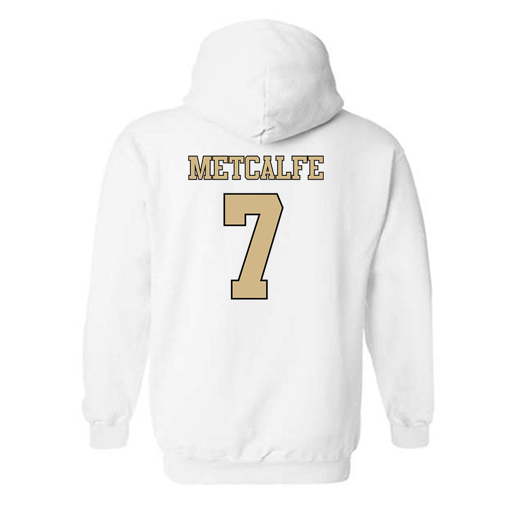 Wake Forest - NCAA Women's Basketball : Savannah Metcalfe - Sports Shersey Hooded Sweatshirt-1