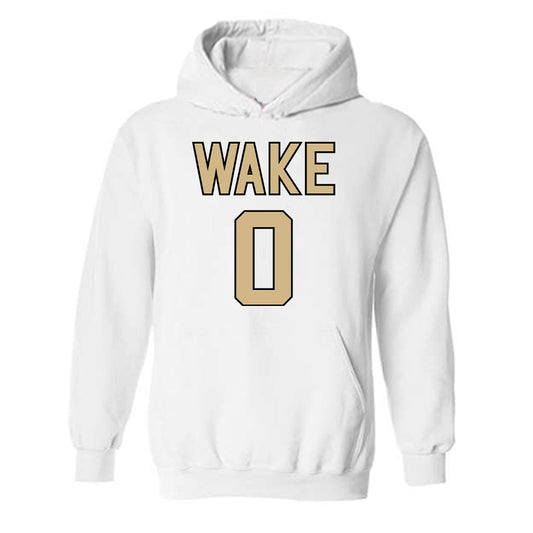Wake Forest - NCAA Women's Basketball : Milan Brown - Sports Shersey Hooded Sweatshirt-0
