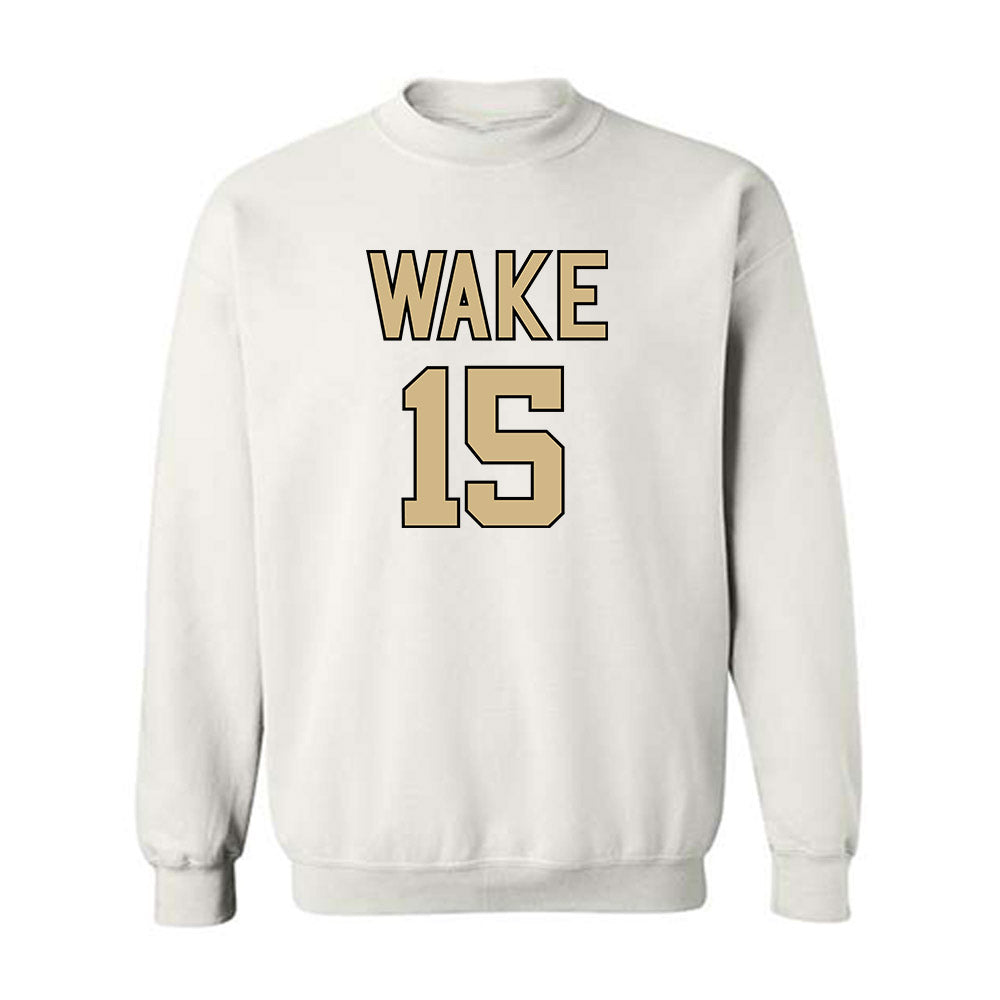 Wake Forest - NCAA Women's Basketball : Kennedy Moore - Sports Shersey Crewneck Sweatshirt