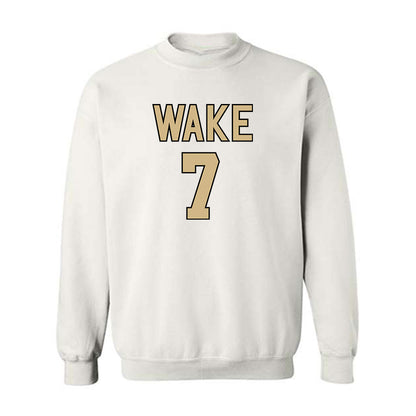 Wake Forest - NCAA Women's Basketball : Savannah Metcalfe - Sports Shersey Crewneck Sweatshirt-0