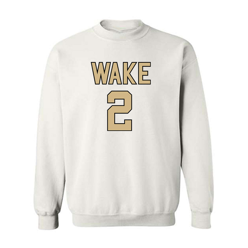 Wake Forest - NCAA Women's Basketball : Aurora Sorbye - Sports Shersey Crewneck Sweatshirt
