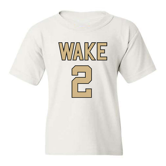 Wake Forest - NCAA Women's Basketball : Aurora Sorbye - Sports Shersey Youth T-Shirt