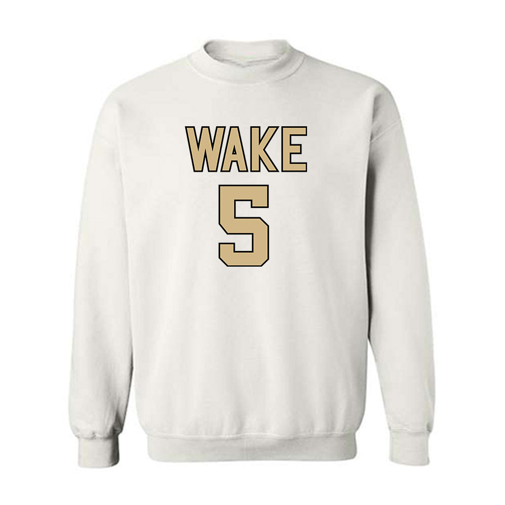 Wake Forest - NCAA Women's Basketball : Caitlyn Jones - Sports Shersey Crewneck Sweatshirt-0