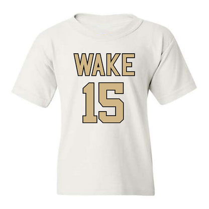 Wake Forest - NCAA Women's Basketball : Kennedy Moore - Sports Shersey Youth T-Shirt