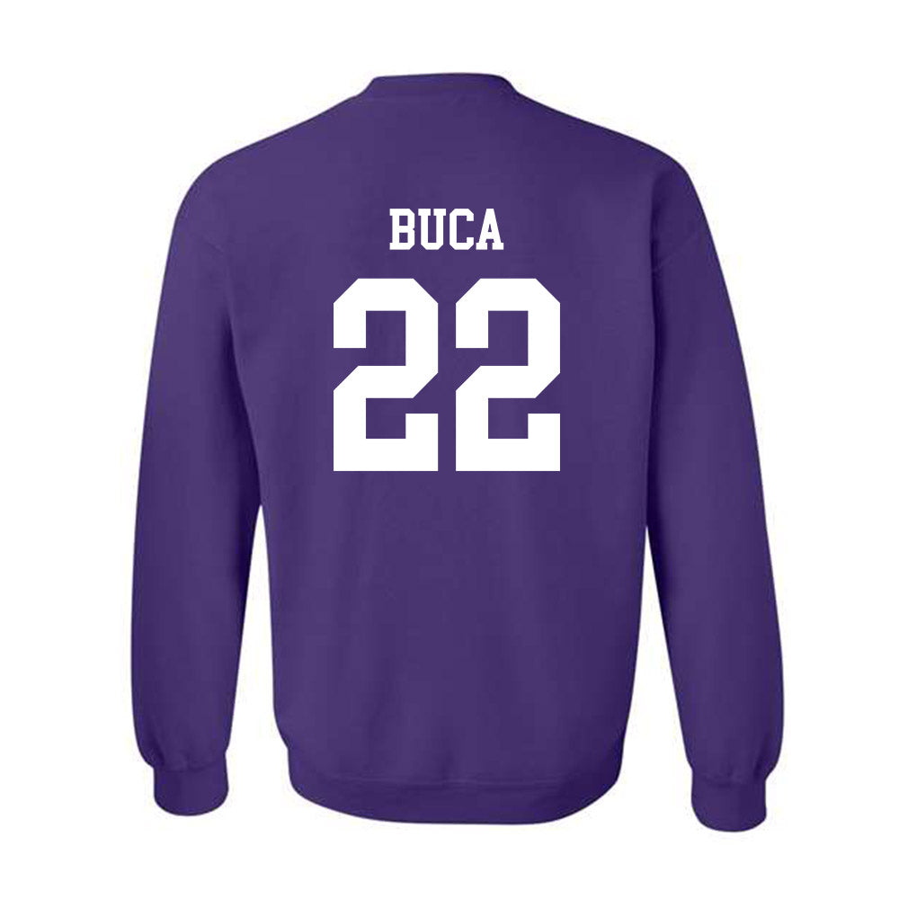 Kansas State - NCAA Men's Basketball : Dorin Buca - Classic Shersey Crewneck Sweatshirt-1