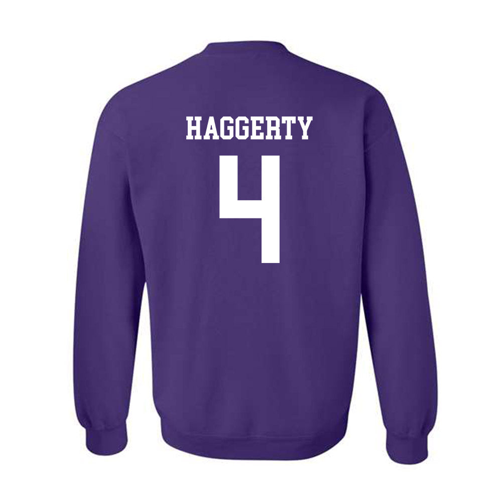 Kansas State - NCAA Men's Basketball : Pj Haggerty - Classic Shersey Crewneck Sweatshirt-1