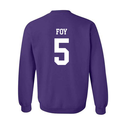 Kansas State - NCAA Women's Basketball : Aniya' Foy - Classic Shersey Crewneck Sweatshirt-1