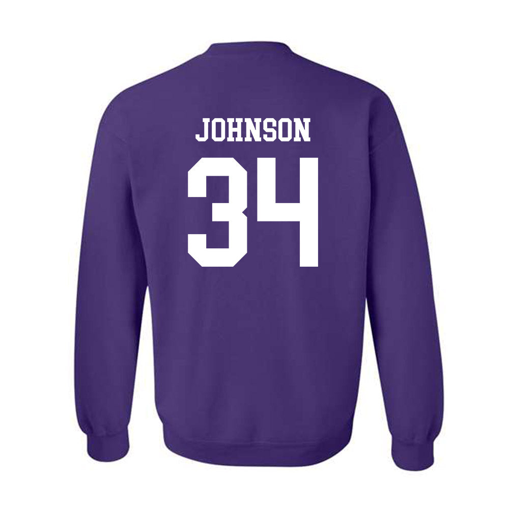 Kansas State - NCAA Men's Basketball : Nate Johnson - Classic Shersey Crewneck Sweatshirt-1