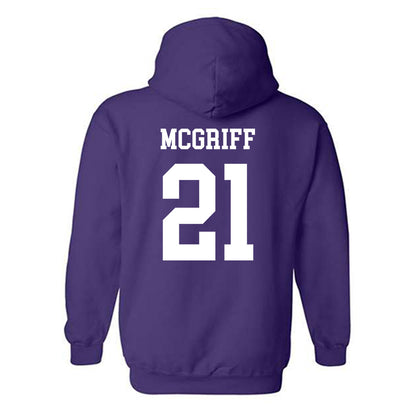 Kansas State - NCAA Men's Basketball : Khamari McGriff - Classic Shersey Hooded Sweatshirt-1