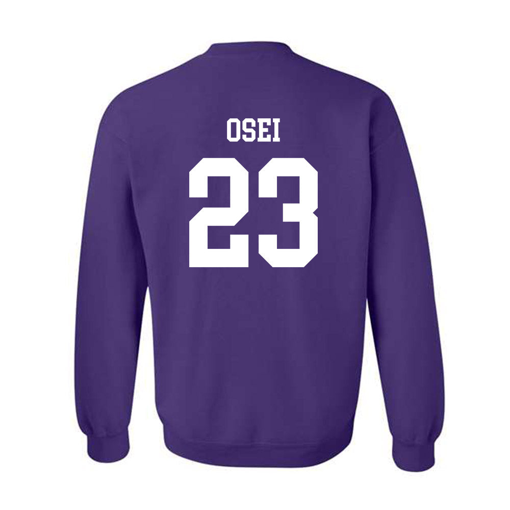 Kansas State - NCAA Men's Basketball : Stephen Osei - Classic Shersey Crewneck Sweatshirt-1