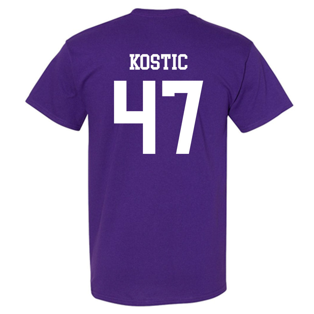 Kansas State - NCAA Men's Basketball : Andrej Kostic - Classic Shersey T-Shirt-1