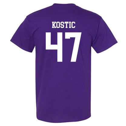 Kansas State - NCAA Men's Basketball : Andrej Kostic - Classic Shersey T-Shirt-1