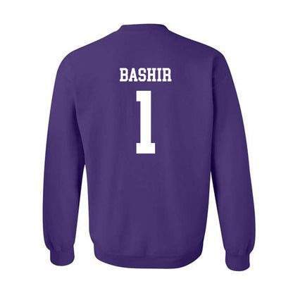 Kansas State - NCAA Men's Basketball : Abdi Bashir - Classic Shersey Crewneck Sweatshirt-1