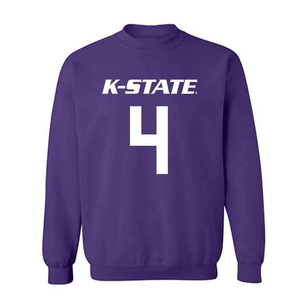 Kansas State - NCAA Women's Basketball : Nastja Claessens - Classic Shersey Crewneck Sweatshirt-0