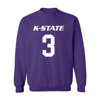 Kansas State - NCAA Men's Basketball : CJ Jones - Classic Shersey Crewneck Sweatshirt