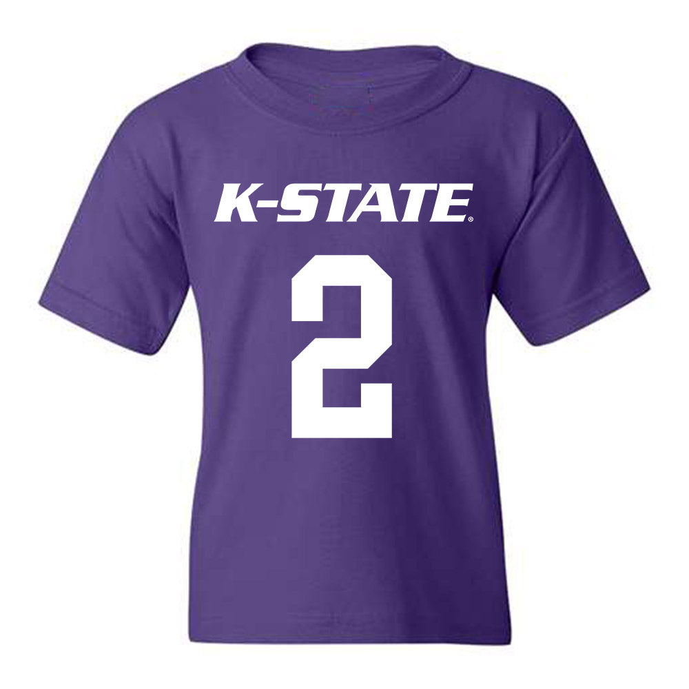 Kansas State - NCAA Men's Basketball : Max Jones - Classic Shersey Youth T-Shirt