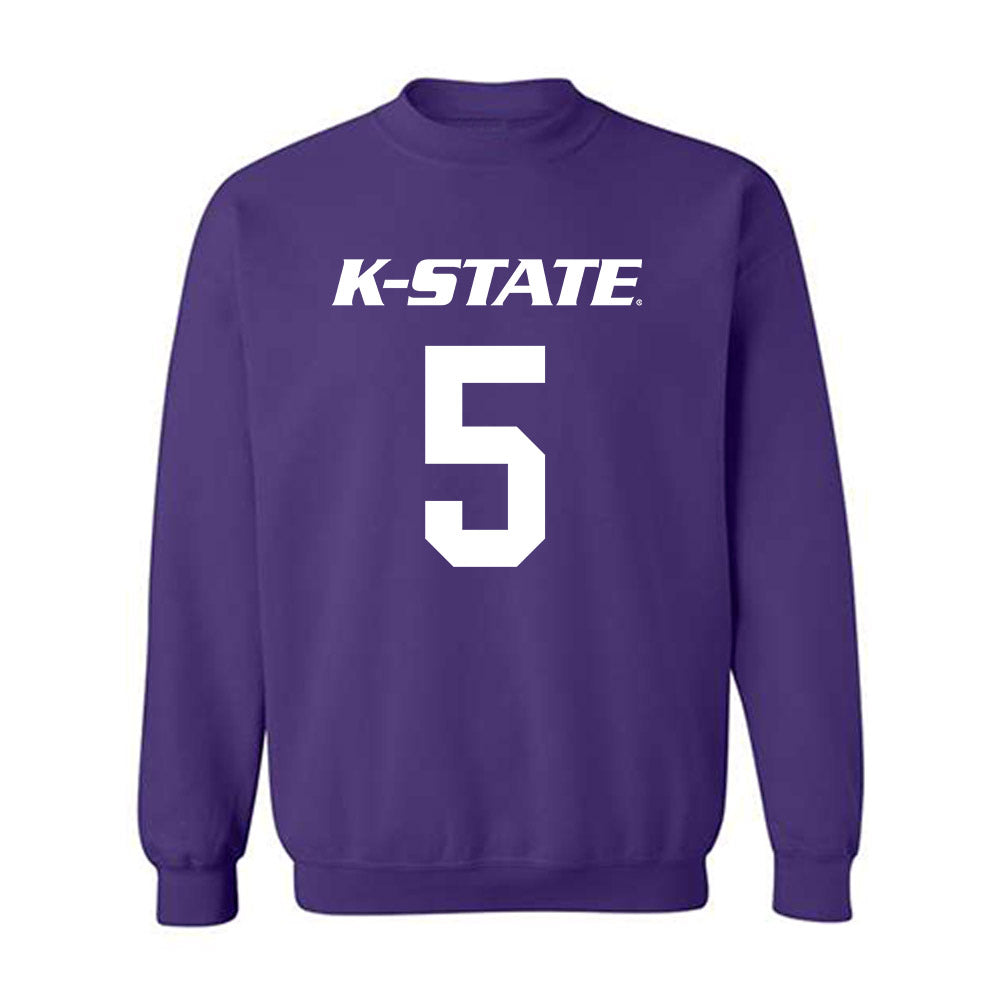 Kansas State - NCAA Women's Basketball : Aniya' Foy - Classic Shersey Crewneck Sweatshirt-0