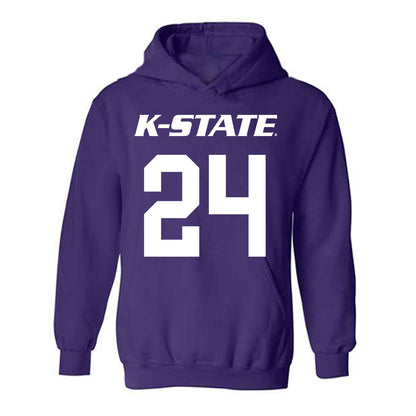 Kansas State - NCAA Women's Basketball : Jenessa Cotton - Classic Shersey Hooded Sweatshirt-0