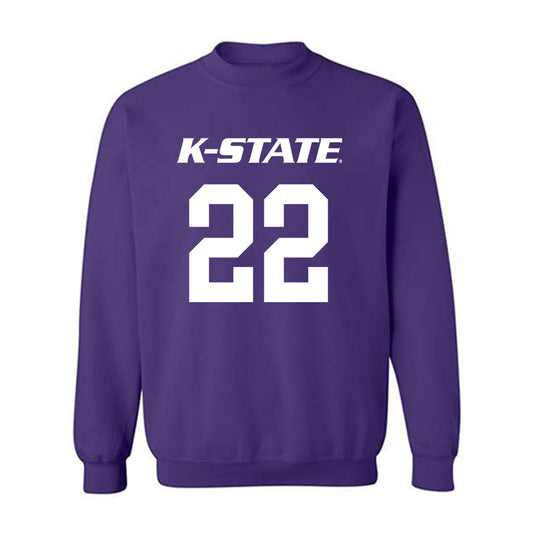 Kansas State - NCAA Men's Basketball : Dorin Buca - Classic Shersey Crewneck Sweatshirt-0