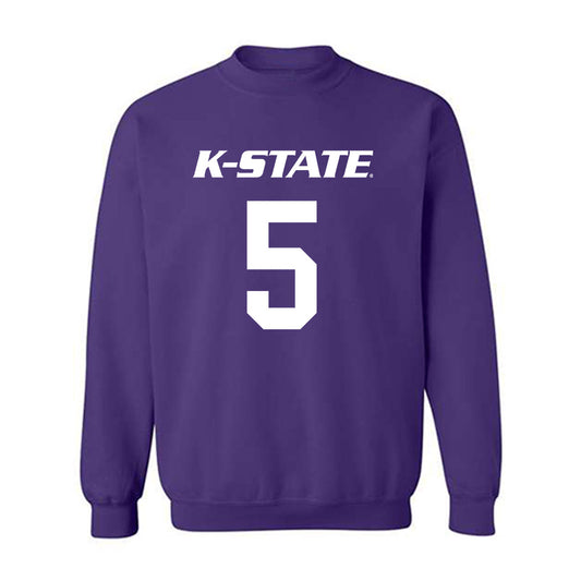 Kansas State - NCAA Men's Basketball : Spencer Bain - Classic Shersey Crewneck Sweatshirt