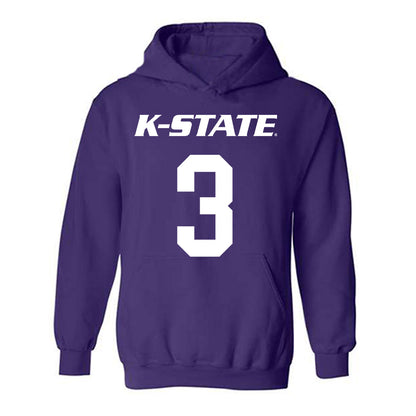 Kansas State - NCAA Men's Basketball : CJ Jones - Classic Shersey Hooded Sweatshirt