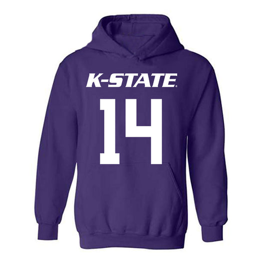 Kansas State - NCAA Men's Basketball : Achor Achor - Classic Shersey Hooded Sweatshirt