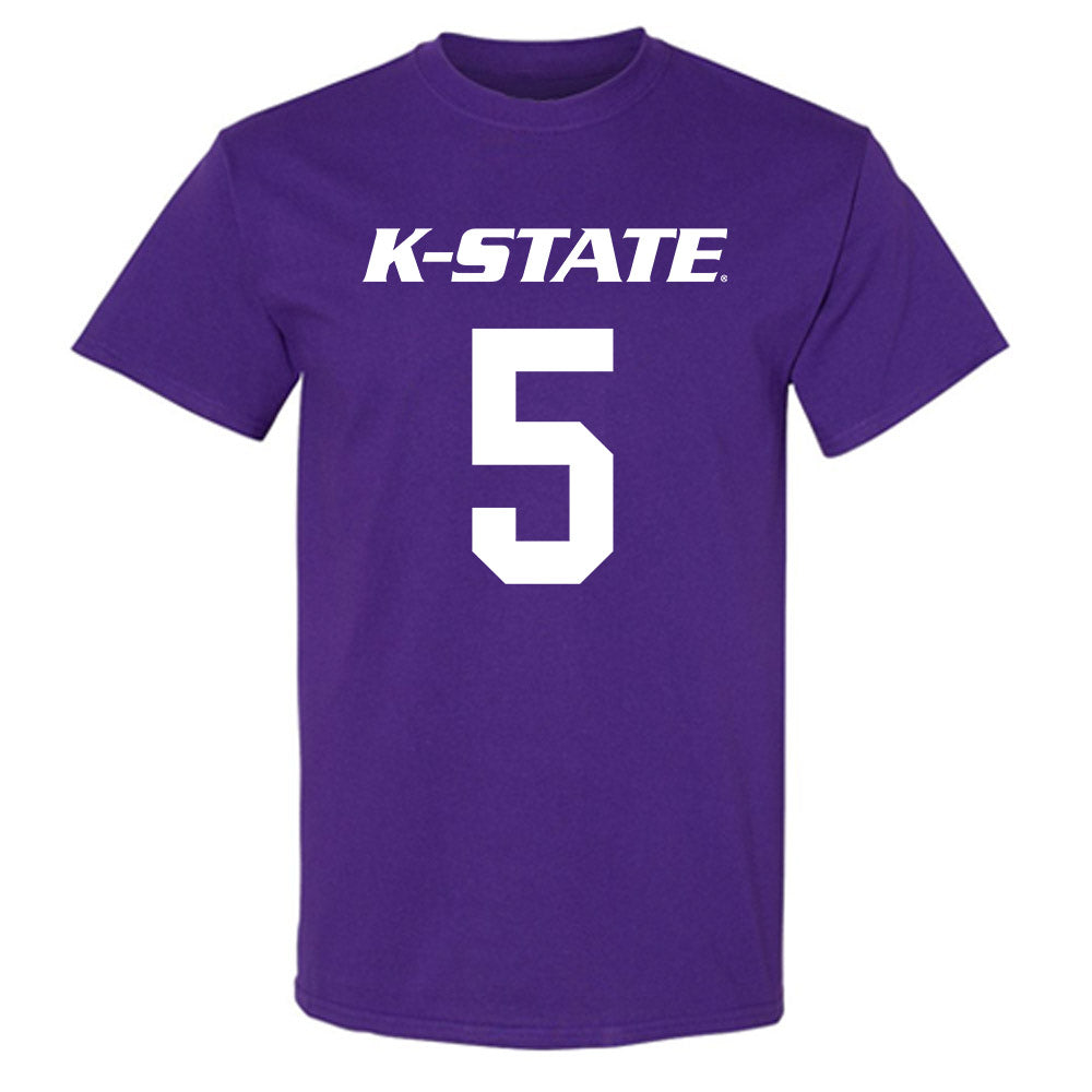 Kansas State - NCAA Women's Basketball : Aniya' Foy - Classic Shersey T-Shirt-0