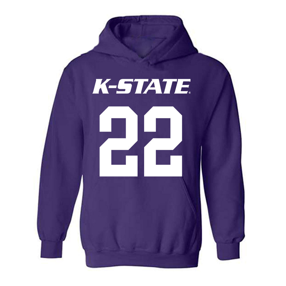 Kansas State - NCAA Women's Basketball : Ramiya White - Classic Shersey Hooded Sweatshirt-0