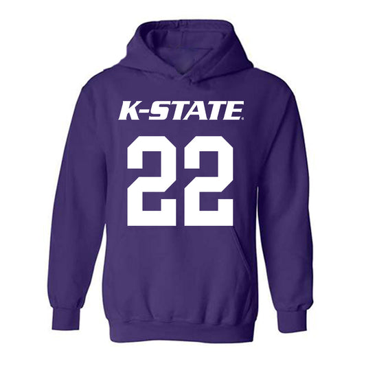 Kansas State - NCAA Women's Basketball : Ramiya White - Classic Shersey Hooded Sweatshirt-0