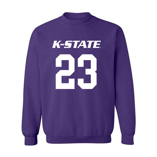 Kansas State - NCAA Women's Basketball : jordan speiser - Classic Shersey Crewneck Sweatshirt-0