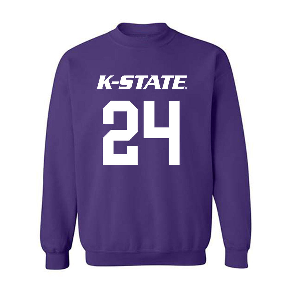 Kansas State - NCAA Women's Basketball : Jenessa Cotton - Classic Shersey Crewneck Sweatshirt-0