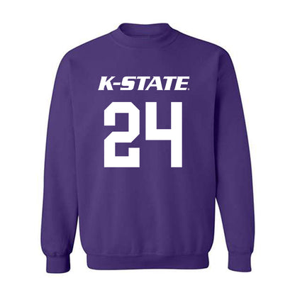 Kansas State - NCAA Women's Basketball : Jenessa Cotton - Classic Shersey Crewneck Sweatshirt-0